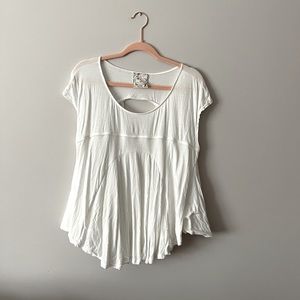 Free people babydoll tee